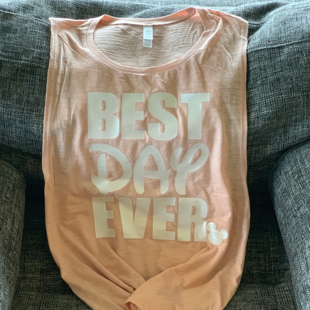 Muscle tank top best day ever - magical vacation